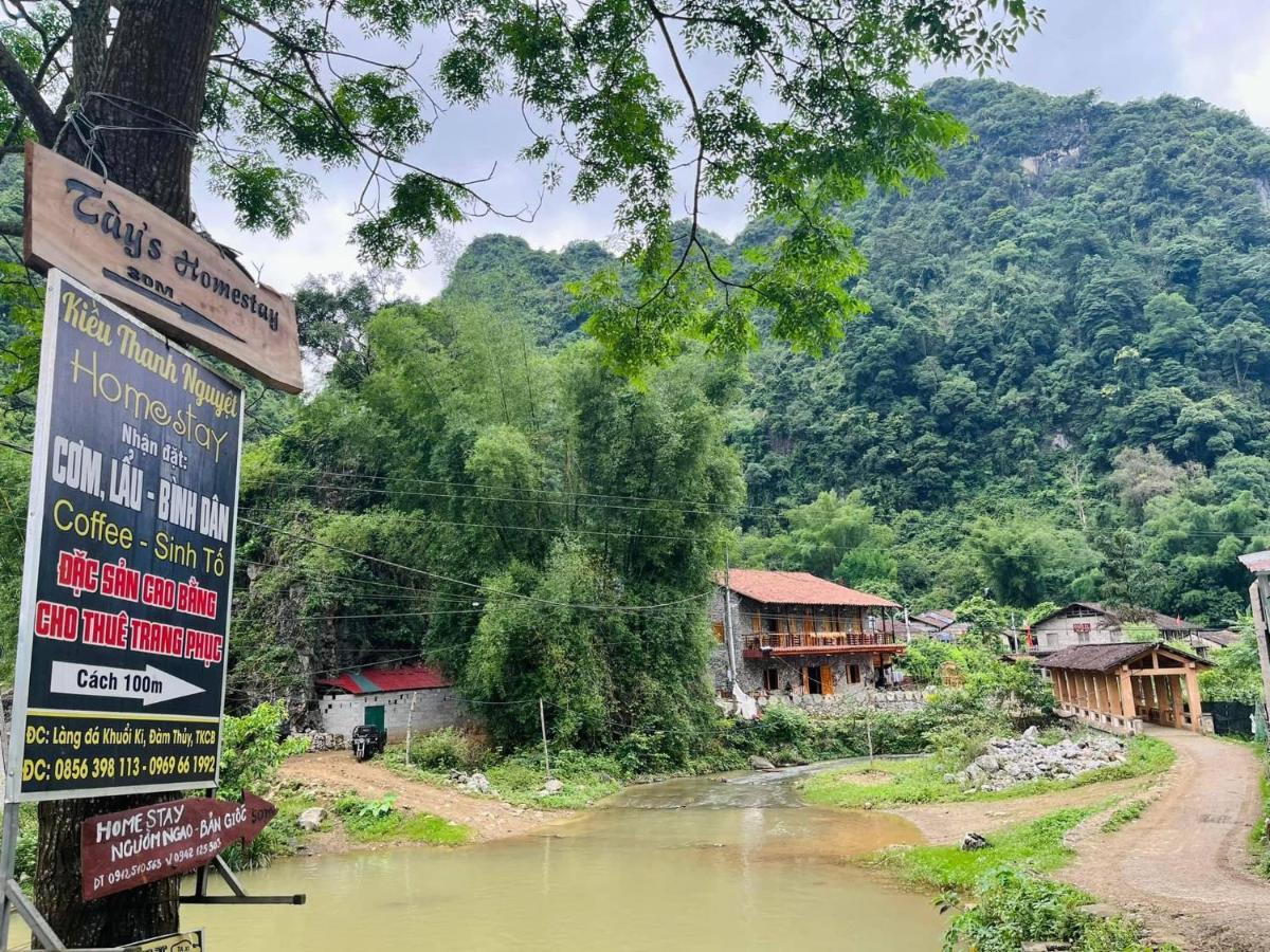 Tày Homestay Làng Đá Cổ Khuổi Ky- Bản Giốc Cao Bang Esterno foto