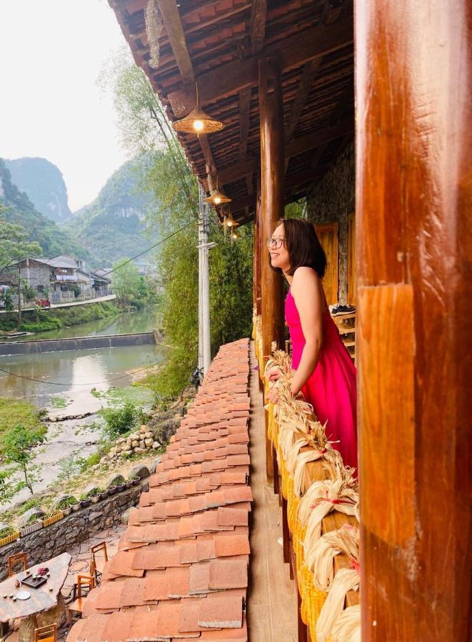 Tày Homestay Làng Đá Cổ Khuổi Ky- Bản Giốc Cao Bang Esterno foto