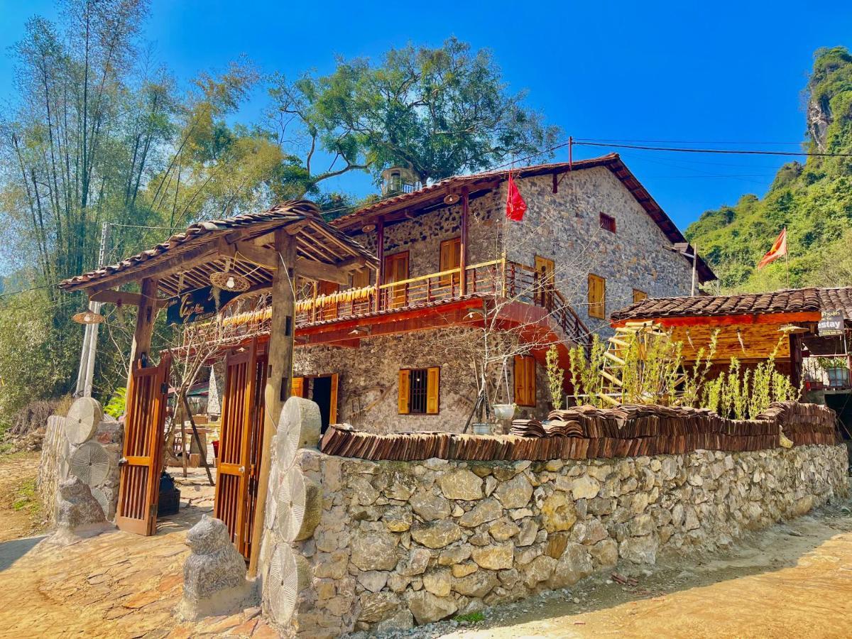 Tày Homestay Làng Đá Cổ Khuổi Ky- Bản Giốc Cao Bang Esterno foto